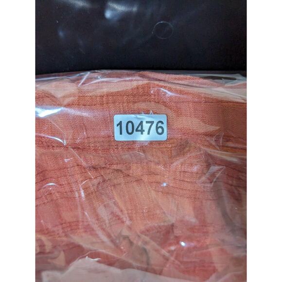 Anthropologie Pilcro Tank Top Womens Large Ruched Ribbed Coral Boho Cropped Rave - Picture 13 of 13